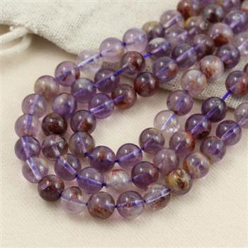 Kwarc purpurowy rutylowany kula 8mm
