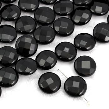 Onyks moneta fasetowana 18mm