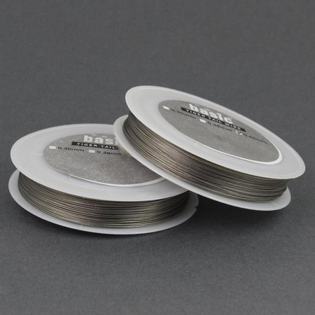 Linka jubilerska basic stalowa srebrna 0,45mm [szpula 48m]