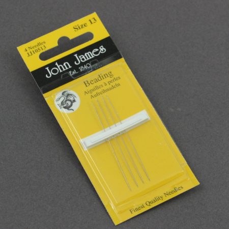 Igły do koralików John James 5cm No13