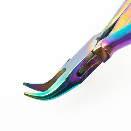 Szczypce CHROMA płaskie wygięte Beadsmith