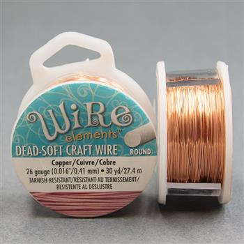 Beadsmith Drut miedziany COPPER 0,4mm/27,4m