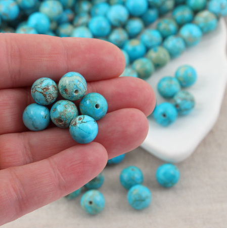 Jaspis lazurowe wybrzeże kula gładka turkusowa 10mm