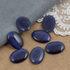 Kaboszon kocie oko owal granatowy 18x13mm
