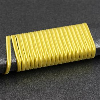 Sznurek sutasz chiński 3mm kanarkowy [1 metr]