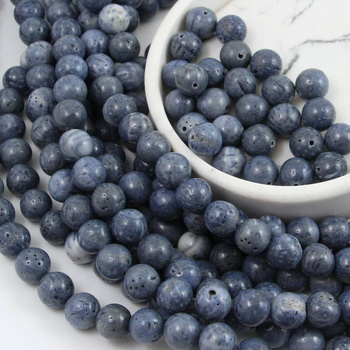 Koral niebieski kula 10mm