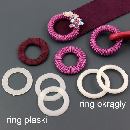 Baza do owijania akrylowy ring płaski fi 36mm