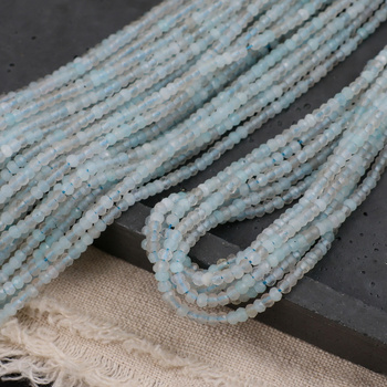 Amazonit oponka fasetowana 3x2mm [sznur 38cm]