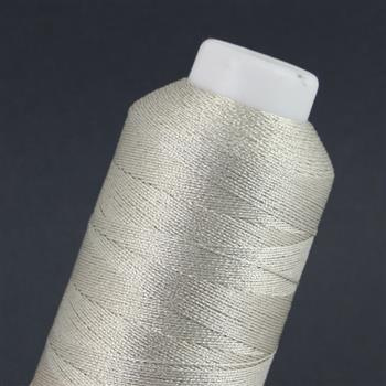 Nici metalizowane 0,4mm/6splot WHITE SILVER [1metr]