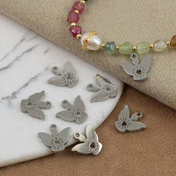 Zawieszka aniołek stal szlachetna 11x10mm