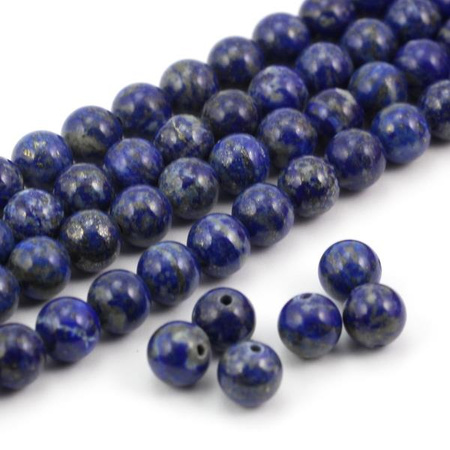 Lapis lazuli kula gładka 9mm