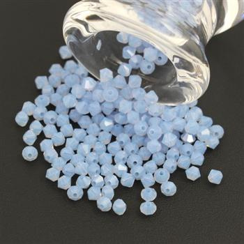 Preciosa Bicone Bead Rondelle Lt Sapphire Opal 4mm [20szt]