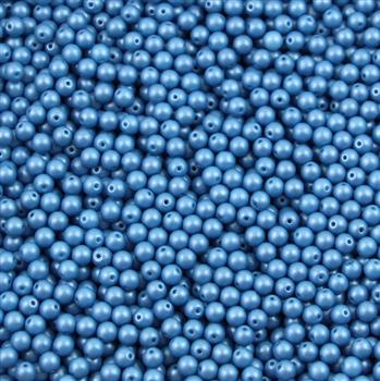 Round Beads Powdery - Ocean 4mm [50szt]