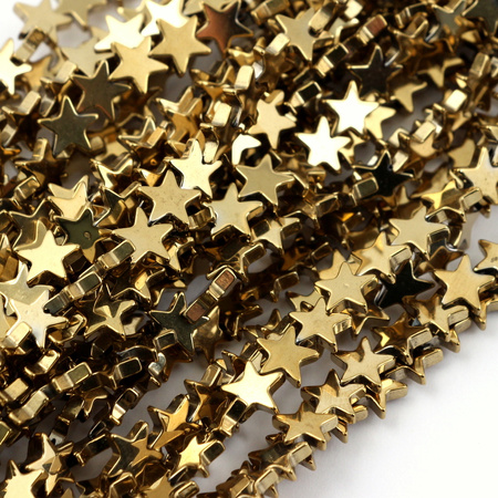 Hematyt złoty gwiazdka 8mm
