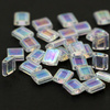 Miyuki Tila Beads 5x5x1,9mm Crystal AB [30szt]