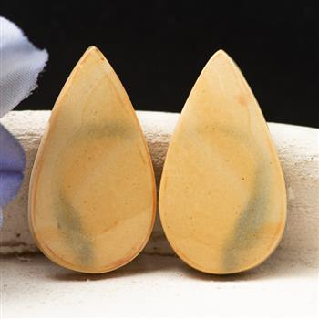 Kaboszony jaspis maligano 28x15x4mm [para]