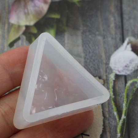 Forma silikonowa do odlewów z żywicy kaboszon fakturowany 32x28mm