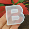 Forma silikonowa do odlewów z żywicy litera B 4cm