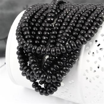 Szungit oponka gładka 6x4mm [10szt]