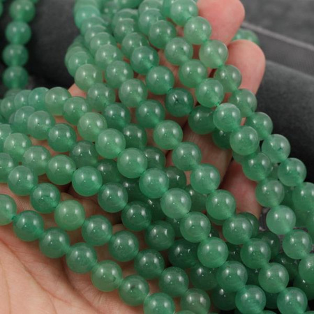 Awenturyn zielony kula gładka 8mm