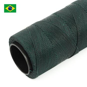Sznurek do makramy brazylijski woskowany Dark Green 1mm [1metr]