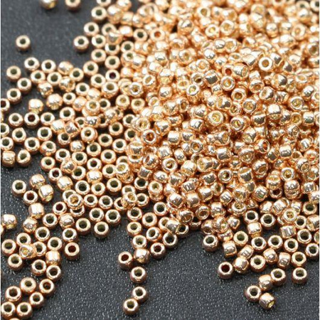 Toho Round 15/0 Galvanized Rose Gold [5g]