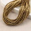 Hematyt złoty oponka fasetowana 3x1mm [sznur 38cm]