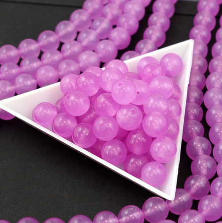 Jadeit fioletowy kula gładka 8mm