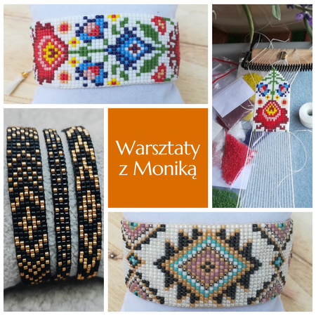 Poznań KURS INDYWIDUALNY: Bransoletka tkana na krośnie [3h] voucher na warsztaty 