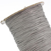Sznurek powlekany szary 0,5mm [1metr]