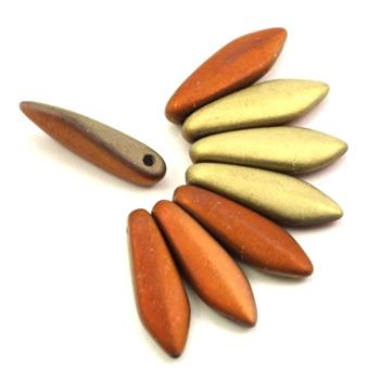 Dagger Crystal California Gold Rush Matted 5x16mm [6szt]