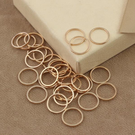 Geometrix metalowa baza obręcz gold 12mm [12szt]