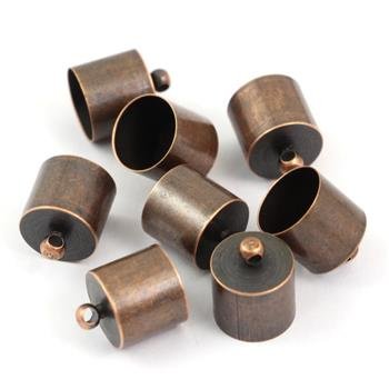 Tulejka do wklejania metalowa prosta miedziana 11,5mm [4szt]