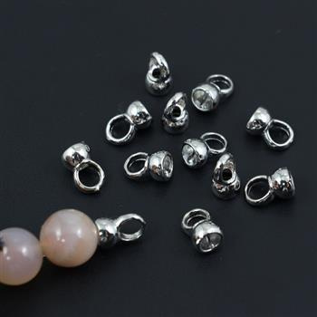 Kapturek tulejka do naszyjników srebrna 4mm