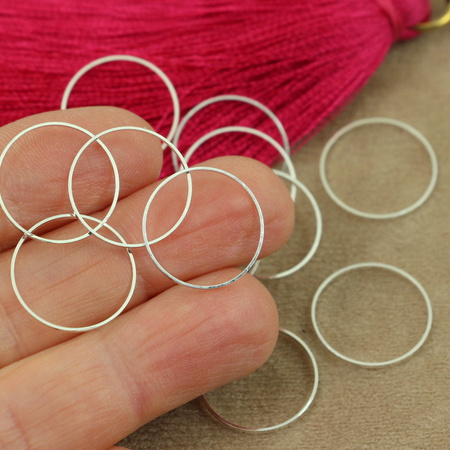 Geometrix metalowa baza obręcz srebrna 16mm