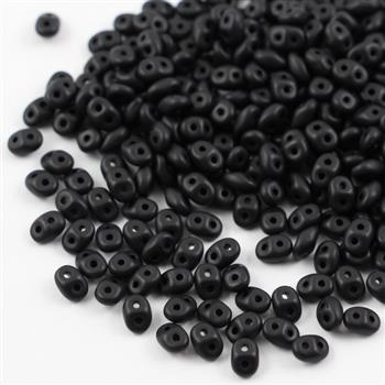 SuperDuo 2.5x5mm Matte Jet [5g]