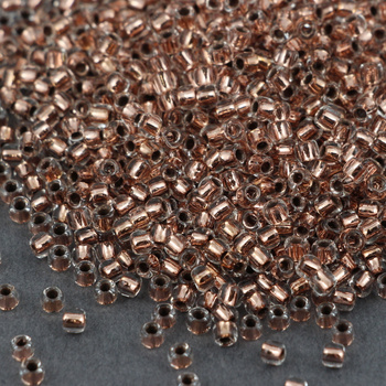 Toho Round 8/0 Copper-Lined Crystal [10g]