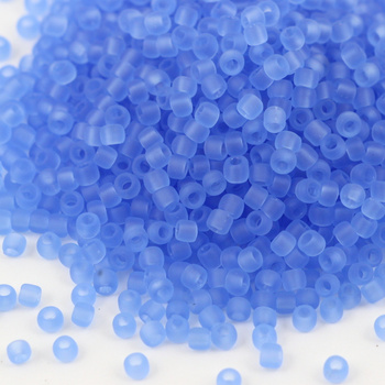 Toho Round 8/0 Transparent-Frosted Lt Sapphire [10g]