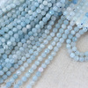 Akwamaryn kula fasetowana 5,5mm [sznur 39cm]