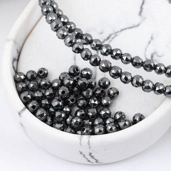 Hematyt kula fasetowana star 6mm