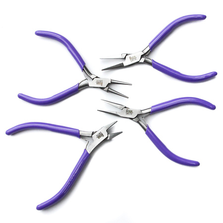 Zestaw narzędzi do robienia biżuterii SUPER FINE Pliers Set szczypce Beadsmith