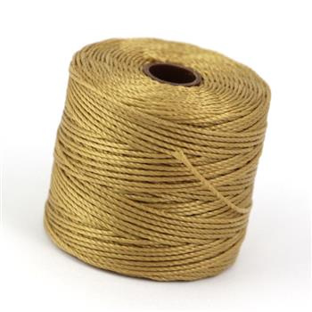 Nici nylonowe S-Lon bead cord ANTIQUE GOLD 0,5mm/70m [szpula]