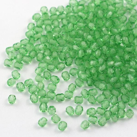 Fire Polish 3mm Crystal Solger Mint [40szt]