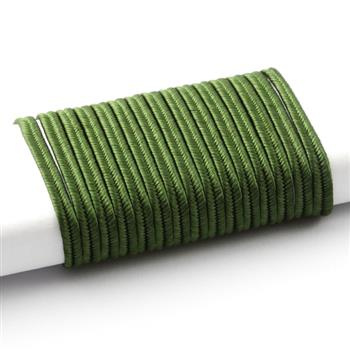 Sznurek sutasz wiskoza Pega 3mm khaki [1 metr]