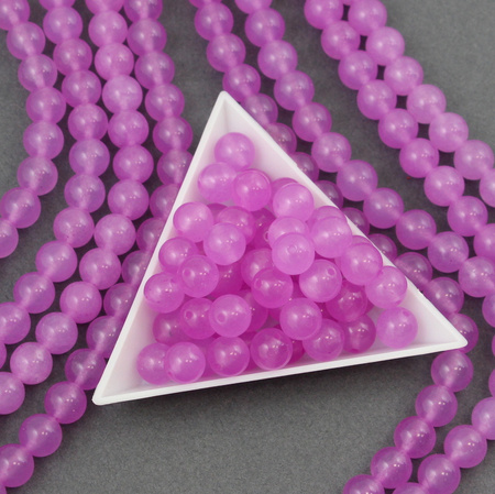 Jadeit fioletowy kula gładka 8mm