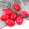 Kaboszon jadeit różowy neon owal 25x18mm
