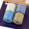 Nici nylonowe S-Lon bead cord CHINO MIX 0,5mm/70m [4szt]