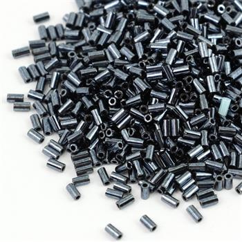 Toho Bugle #1 Metallic Hematitel 3mm [5g]