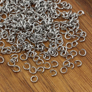 Ogniwo otwarte 4x0,7mm stal szlachetna [100szt]