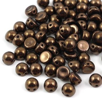 CzechMates Cabochon 7mm Dark Bronze [10szt]